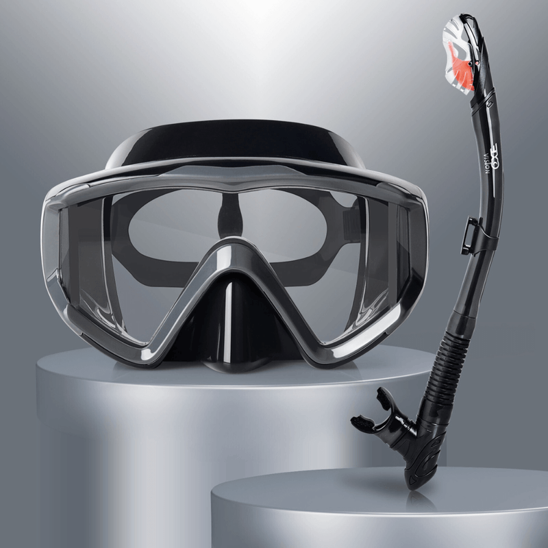 Máscara de Mergulho e Snorkel Profissional Antiembaçante