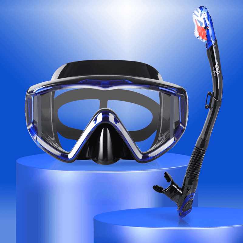 Máscara de Mergulho e Snorkel Profissional Antiembaçante