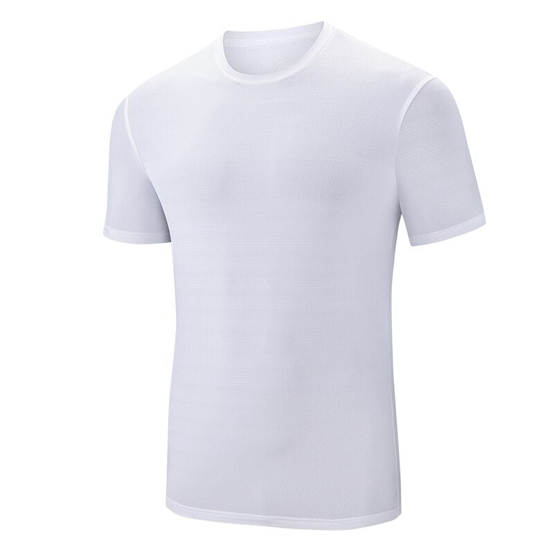 Camiseta Masculina Dry Fit Tecido Seda de Gelo