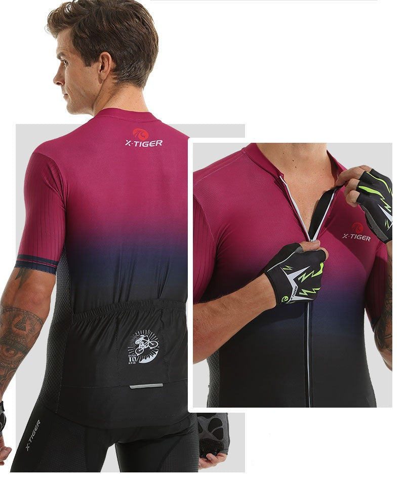Conjunto Ciclismo Masculino Cycling Pro (Bermuda+ Camisa)