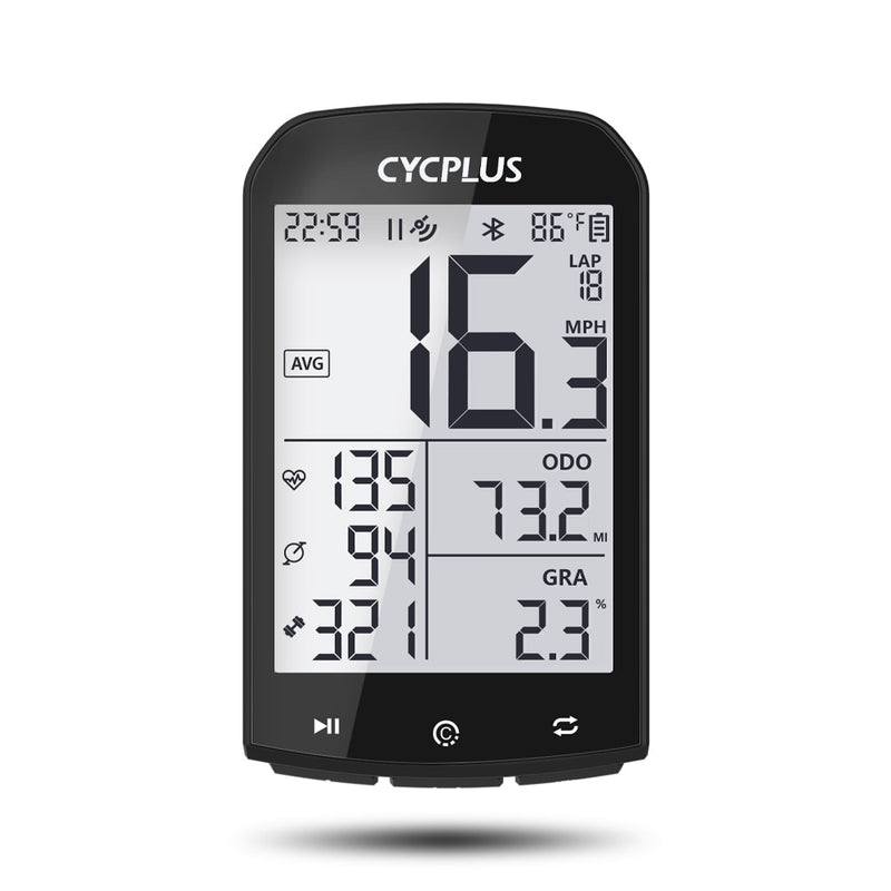 GPS para Bicicleta Cycplus + Brindes: Suporte e Capa de Silicone