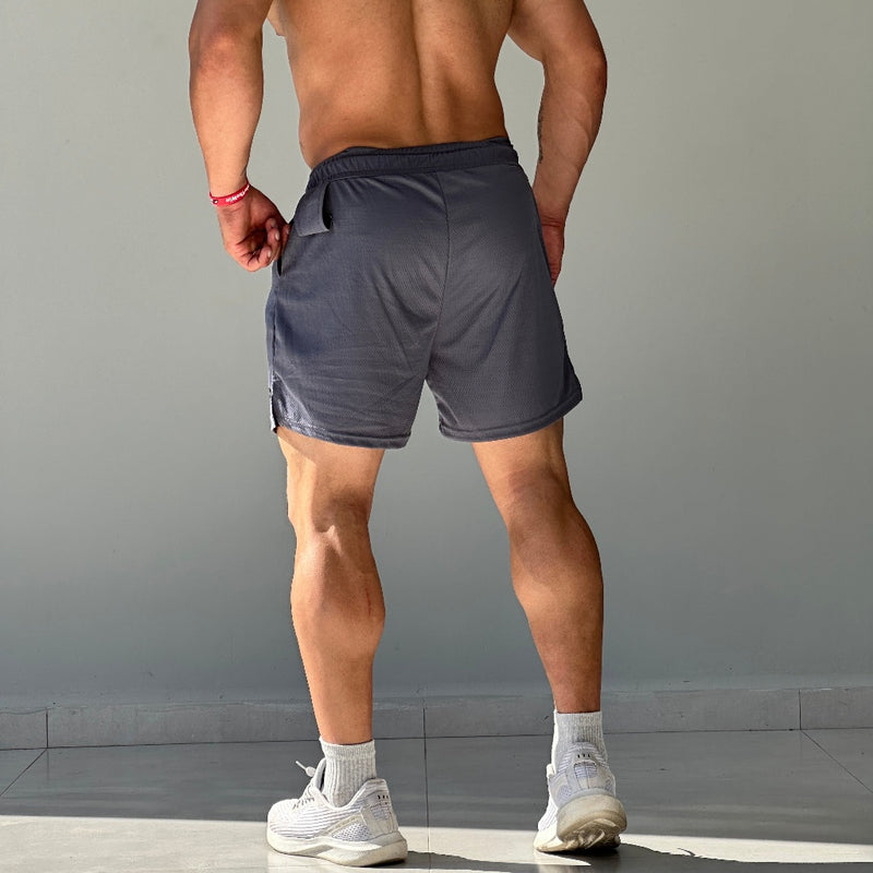 Short Esportivo 2 em 1 com Bolsos Funcionais - DryFit Sport