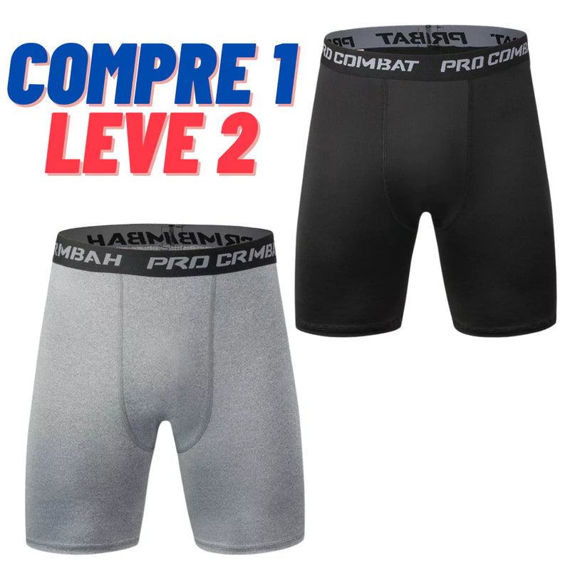 Short de Compressão Masculino (Compre 1, Leve 2)