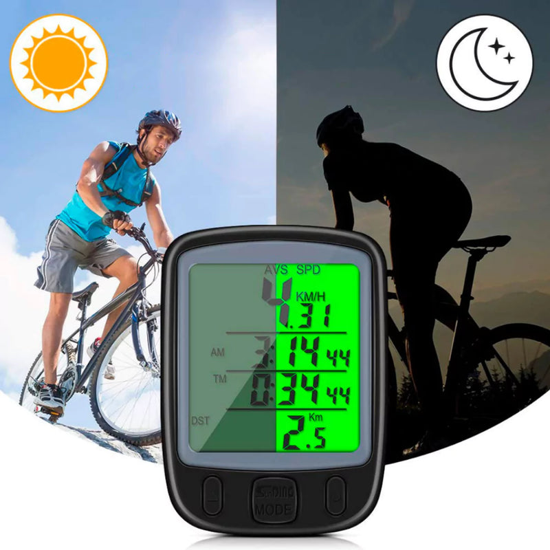 Velocímetro ciclista LED Visão Noturna - SpeedLume