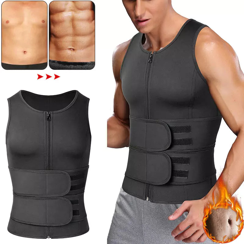 Cinta Modeladora Masculina Efeito Sauna