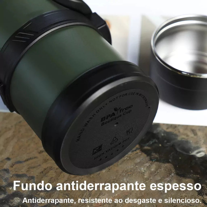 Garrafa Térmica 2400 mL de Aço Inoxidável - Modus Titan