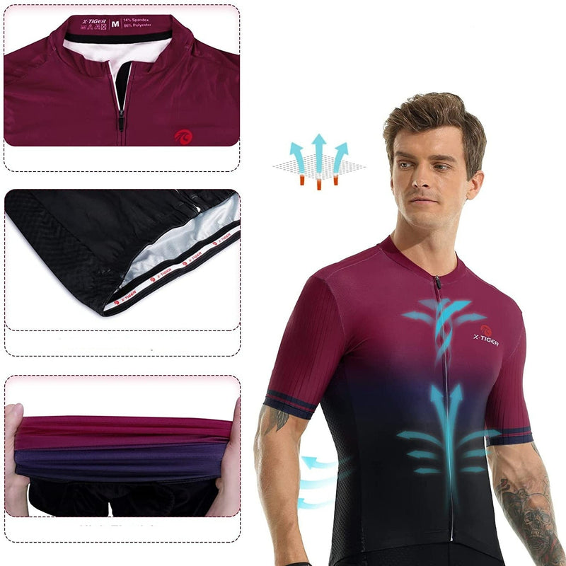 Camisa Ciclismo Masculino Cycling Pro X-Tiger