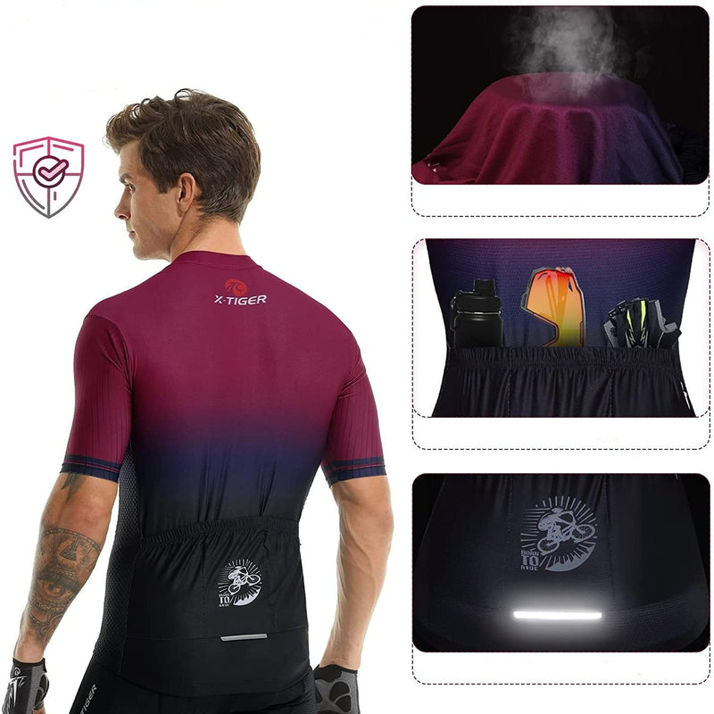 Camisa Ciclismo Masculino Cycling Pro X-Tiger