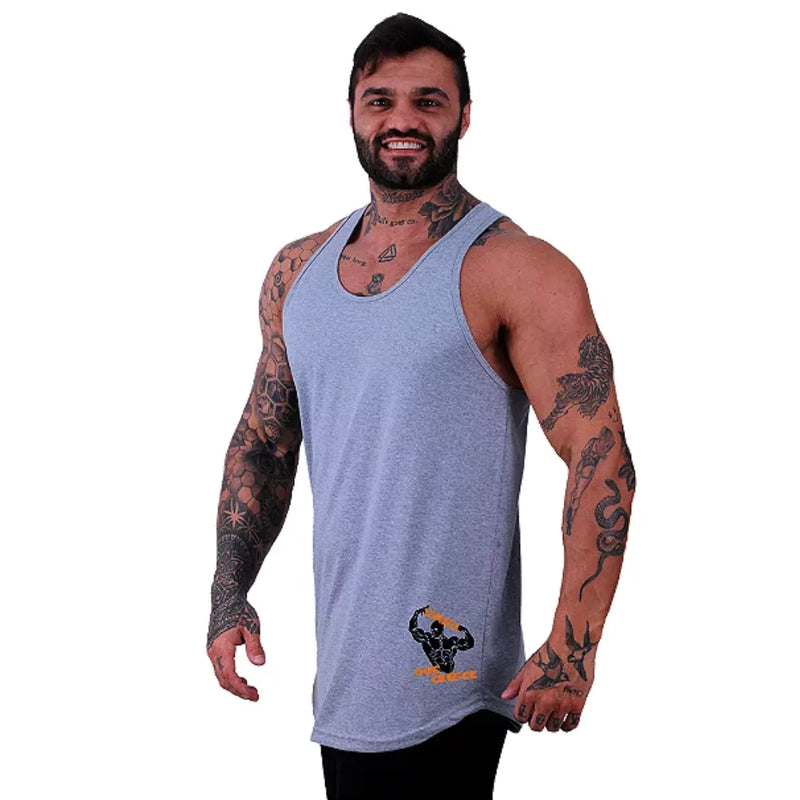 Camiseta Regata Longline Masculina (Compre 1 Leve 2)