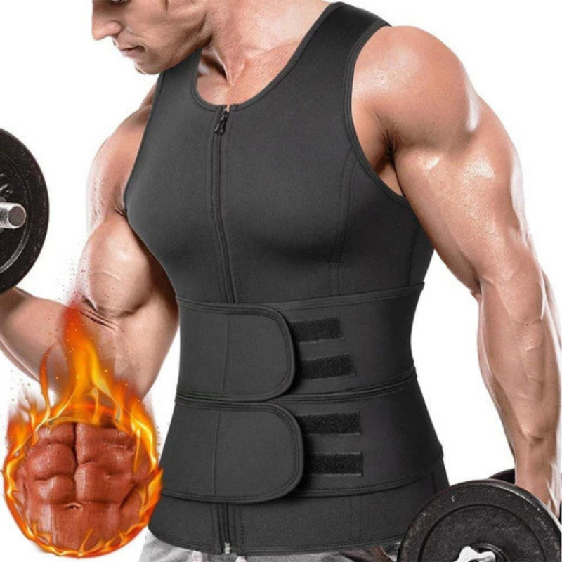 Cinta Modeladora Masculina Efeito Sauna