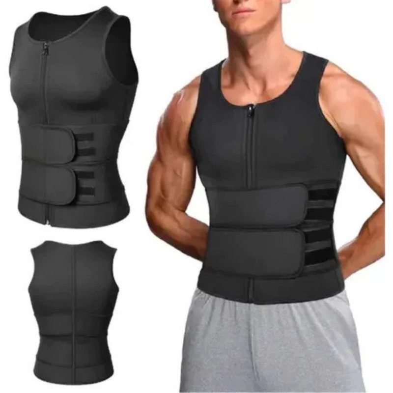 Cinta Modeladora Masculina Efeito Sauna