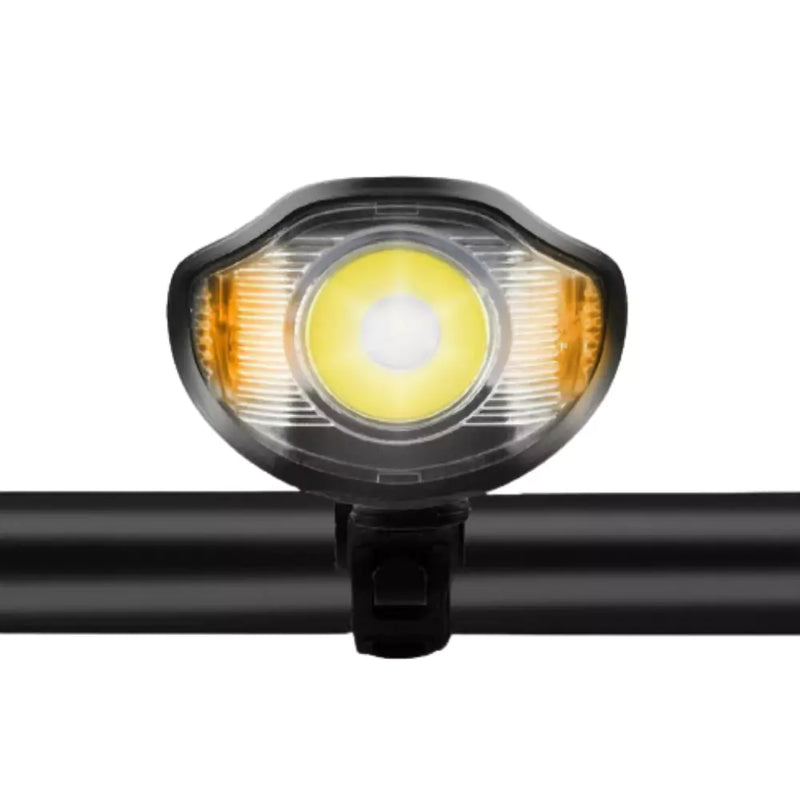 Farol LED para Bicicleta 3 em 1 com Buzina e Velocímetro Recarregável USB à Prova d'Água