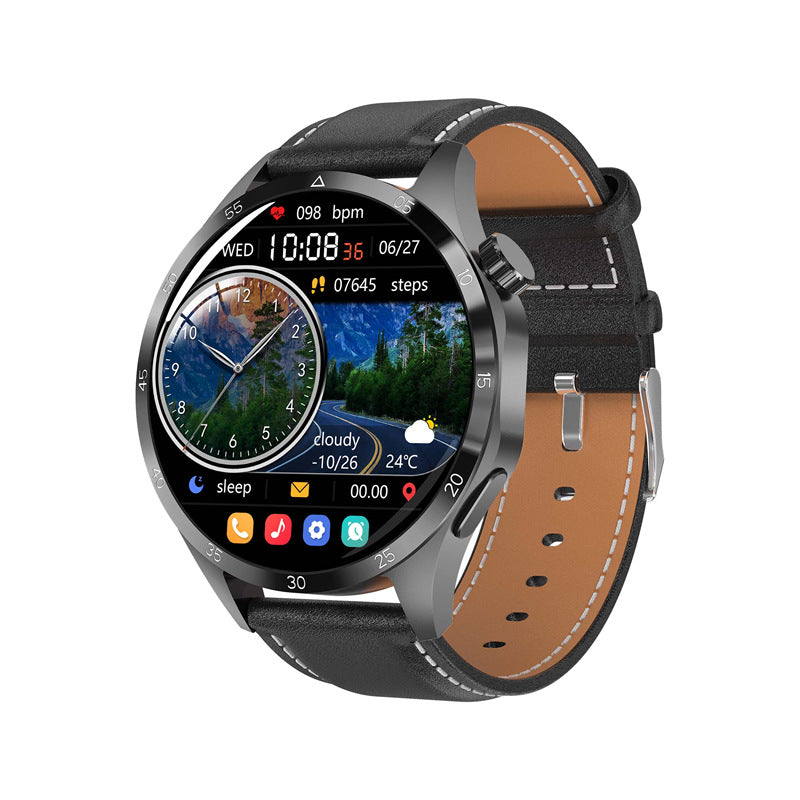 Smartwatch Premium GT4 Pro PLUS + Brinde Pulseira Extra de Couro