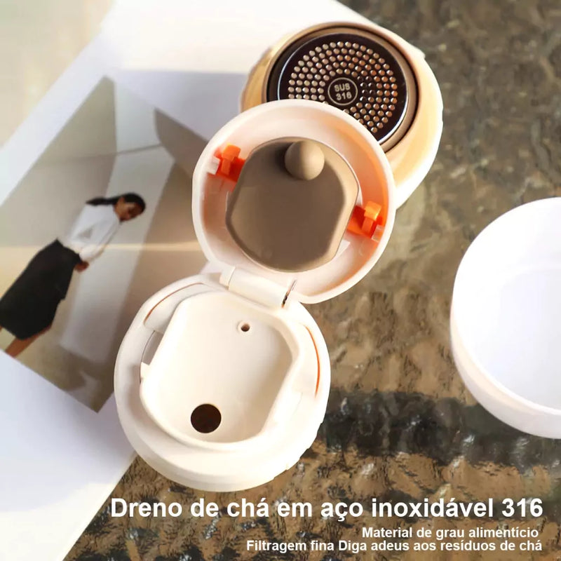 Garrafa Térmica 2400 mL de Aço Inoxidável - Modus Titan