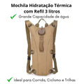 Mochila Hidratação Térmica com Refil 3 litros