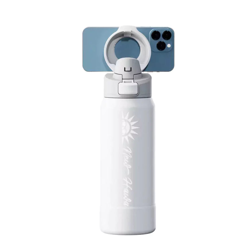 Garrafa Térmica 950ml Com Suporte Magnético Magsafe para Celular - HydraMag Pro