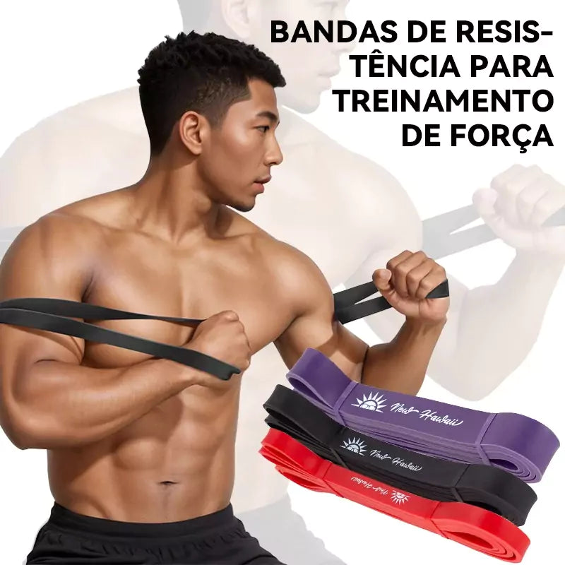 Kit 3 Super Band Elástico de Resistência